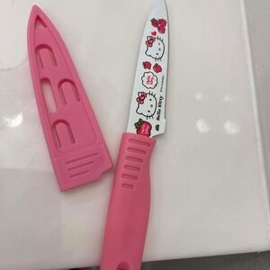 Hello Kitty Pink Play Knife with Cover
